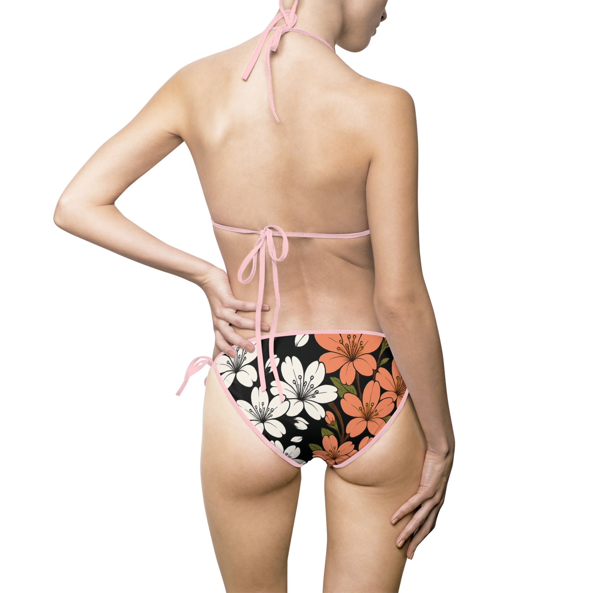 Bikini Swimsuit - CM's Cherry Blossom black