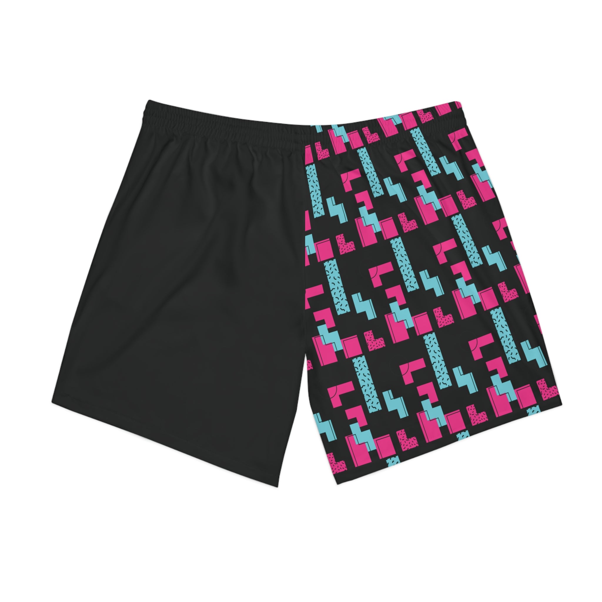 Midnight Run Men's Beach Shorts, Summer Swimwear, Vacation Shorts, Outdoor Activewear, Gift for Him, Comfortable Casual Shorts