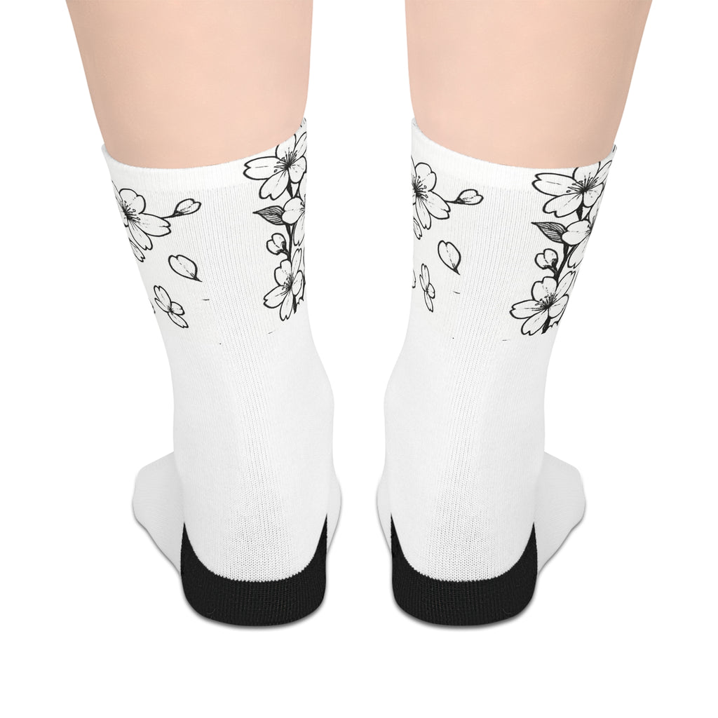 Socks Cherry Blossom Design