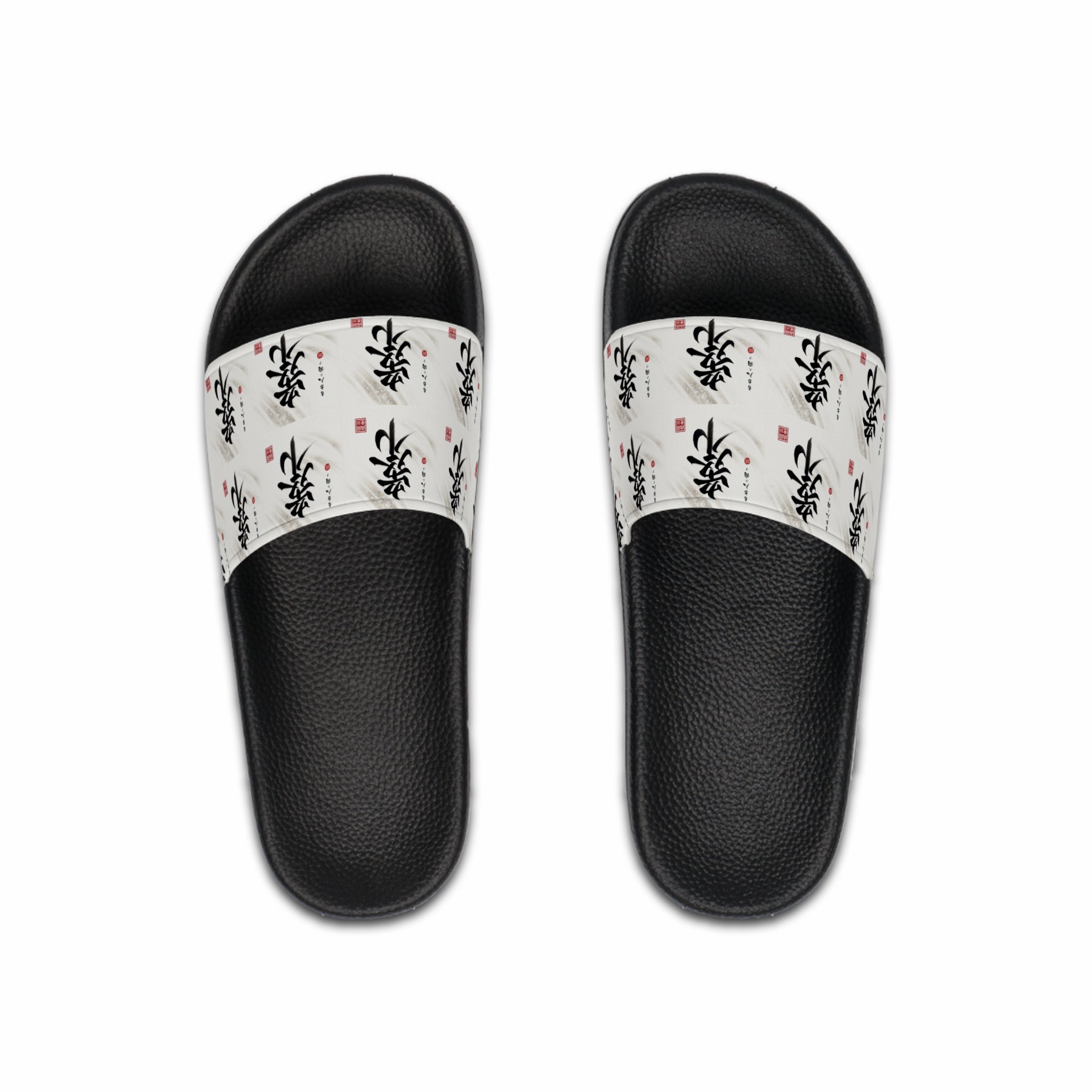 Slide Sandals - CM's Japanese Letter Love Design