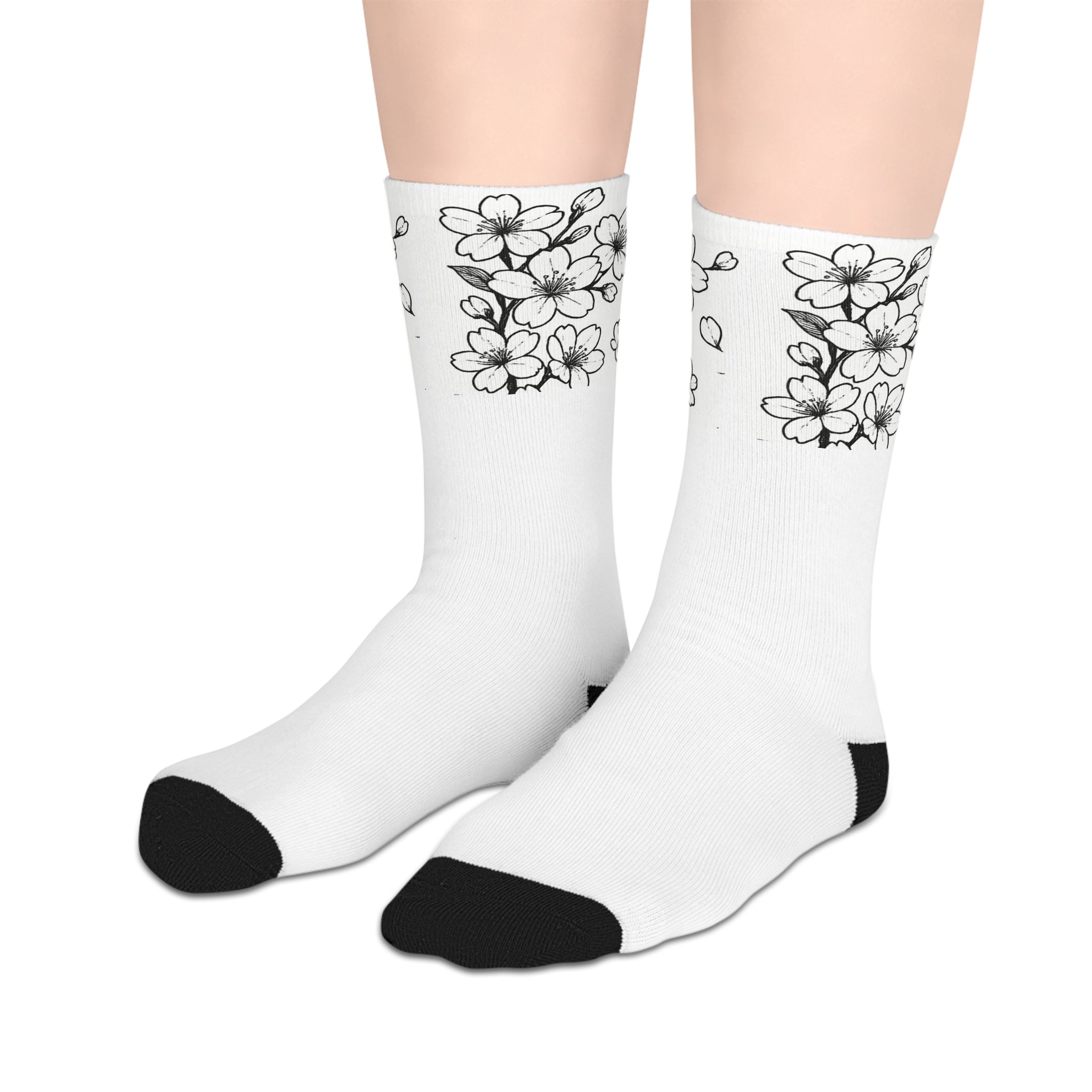 Socks Cherry Blossom Design