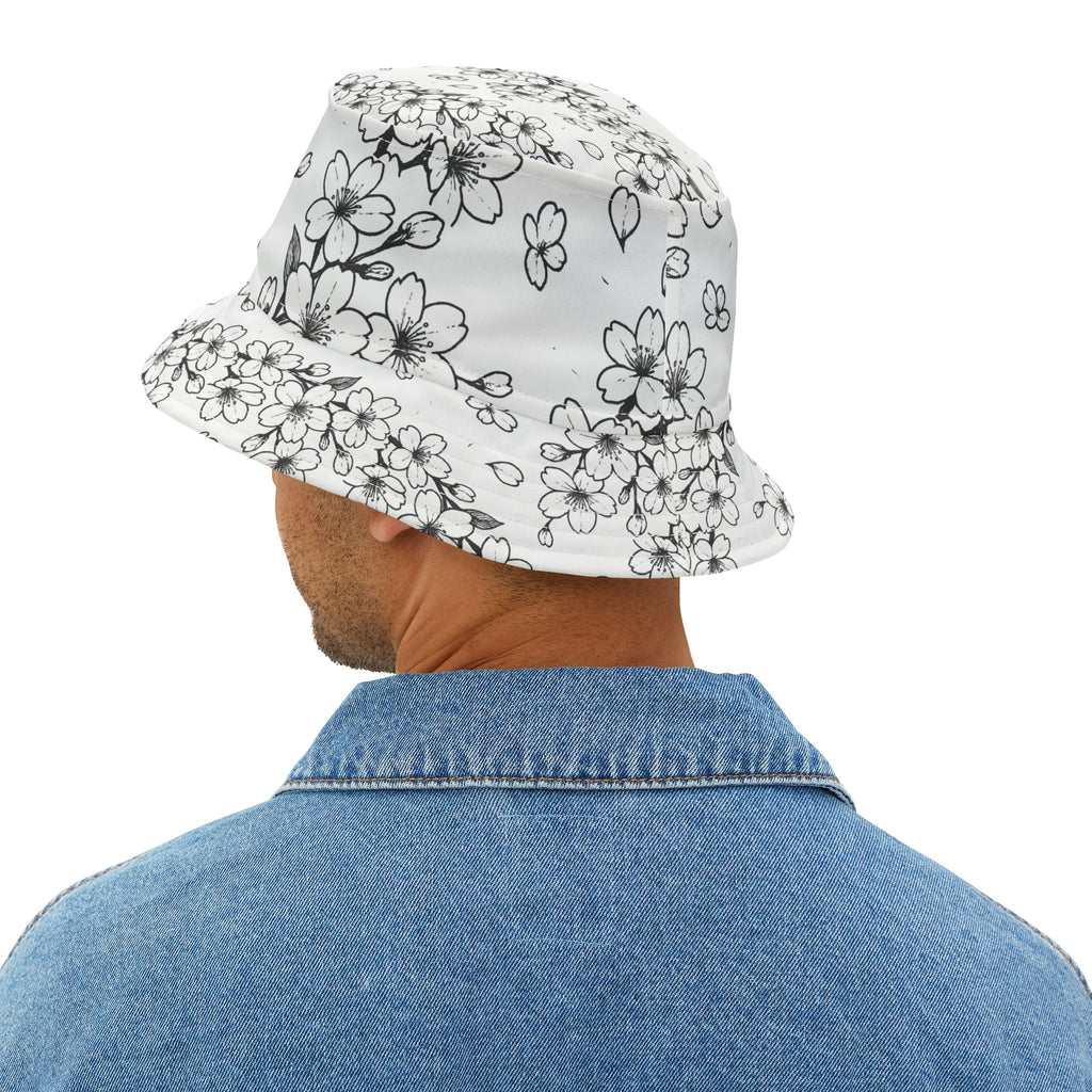 Bucket Hat - CM's Cherry Blossom Floral Design