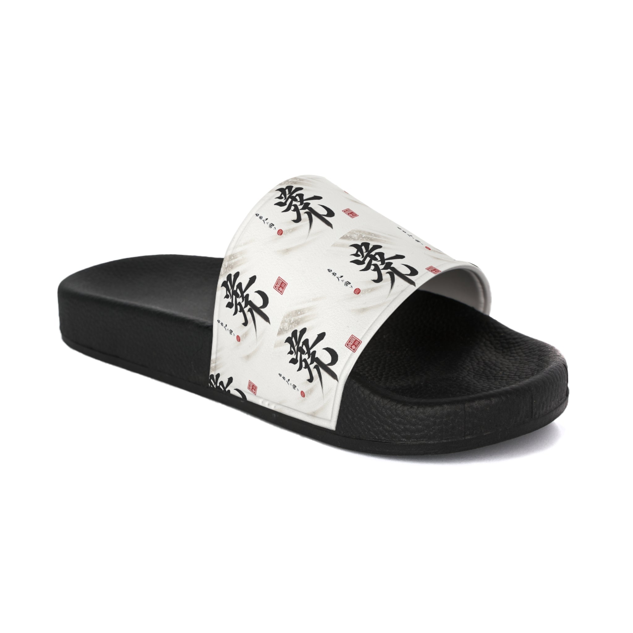 Slide Sandals - CM's Japanese Letter Love Design