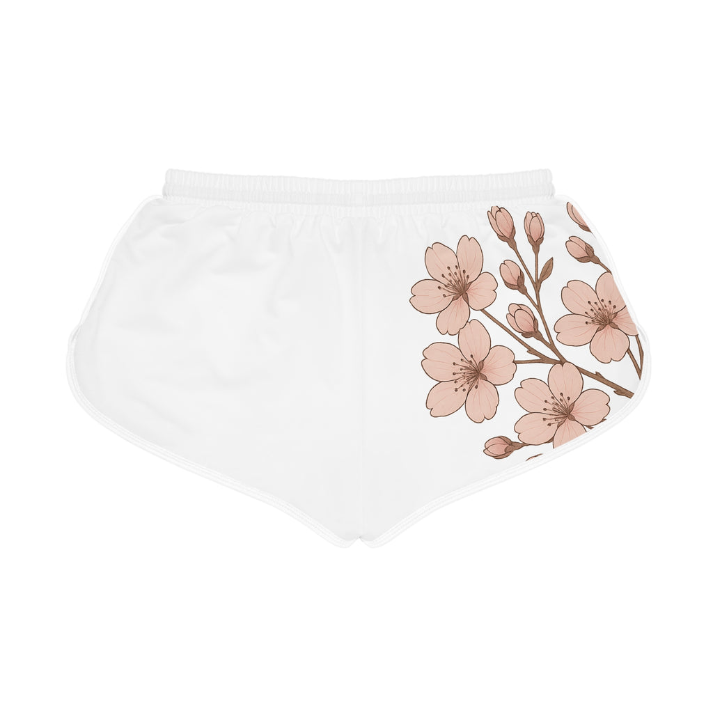 CM’s Cherry Blossom Design Women's Relaxed Shorts