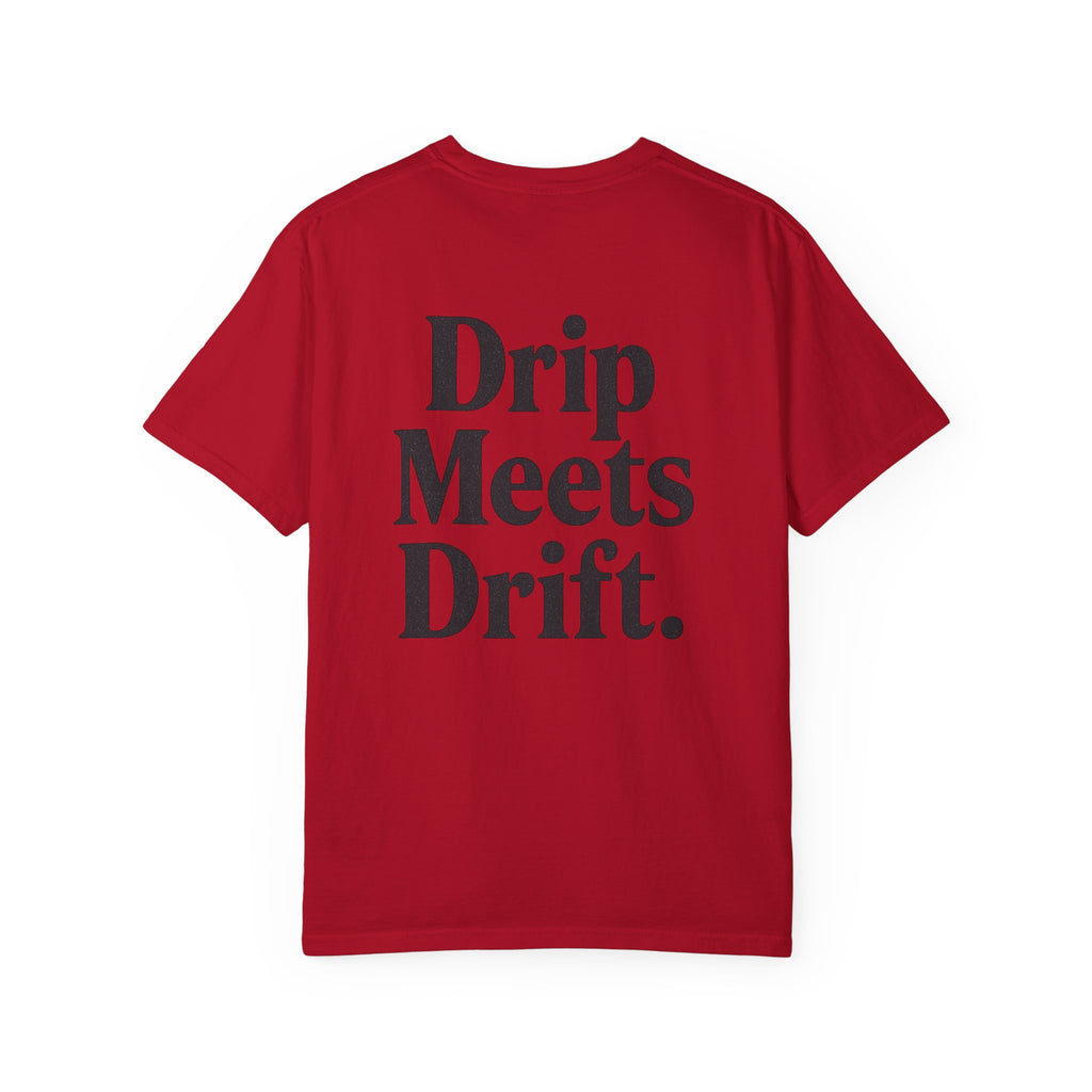 Drip Meets Drift Unisex Garment-Dyed T-Shirt, Anime Streetwear, Casual Style, Gift for Gamers, Unisex Fashion Tee