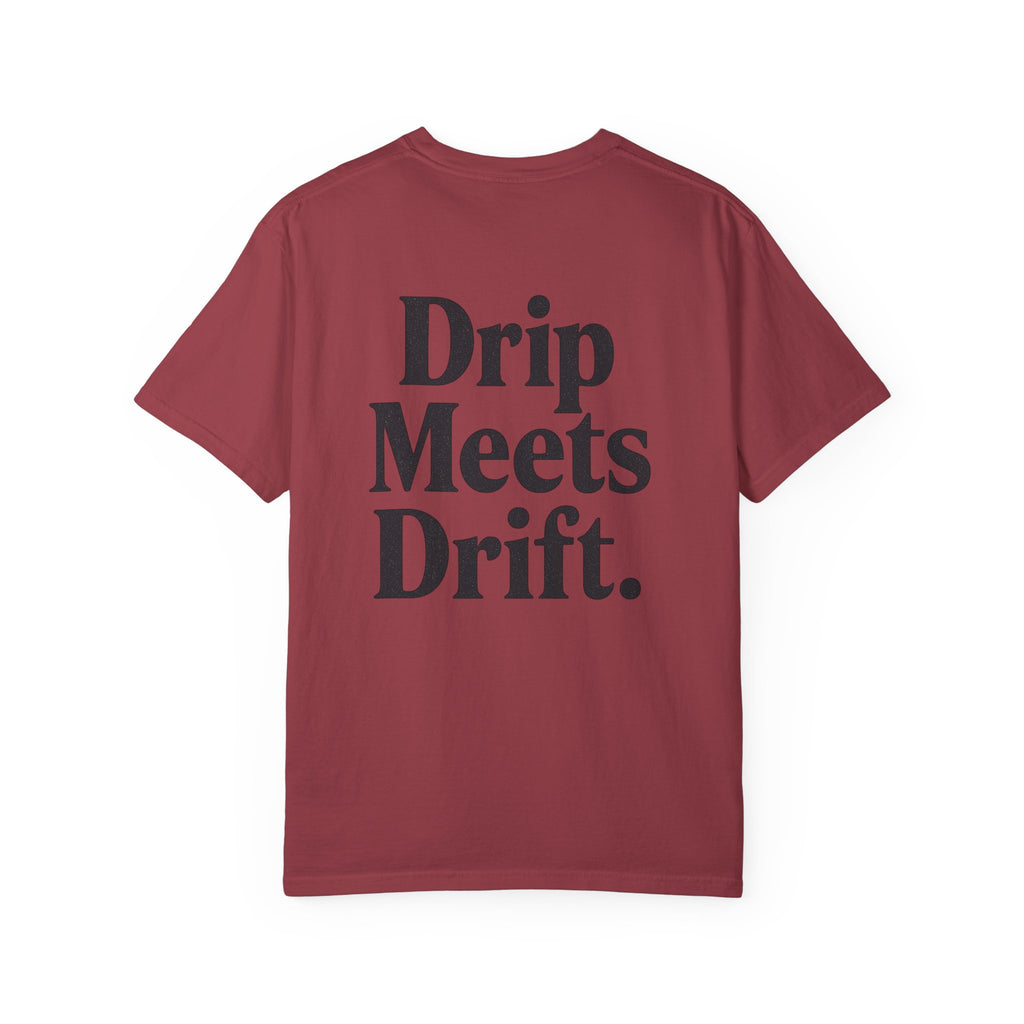 Drip Meets Drift Unisex Garment-Dyed T-Shirt, Anime Streetwear, Casual Style, Gift for Gamers, Unisex Fashion Tee