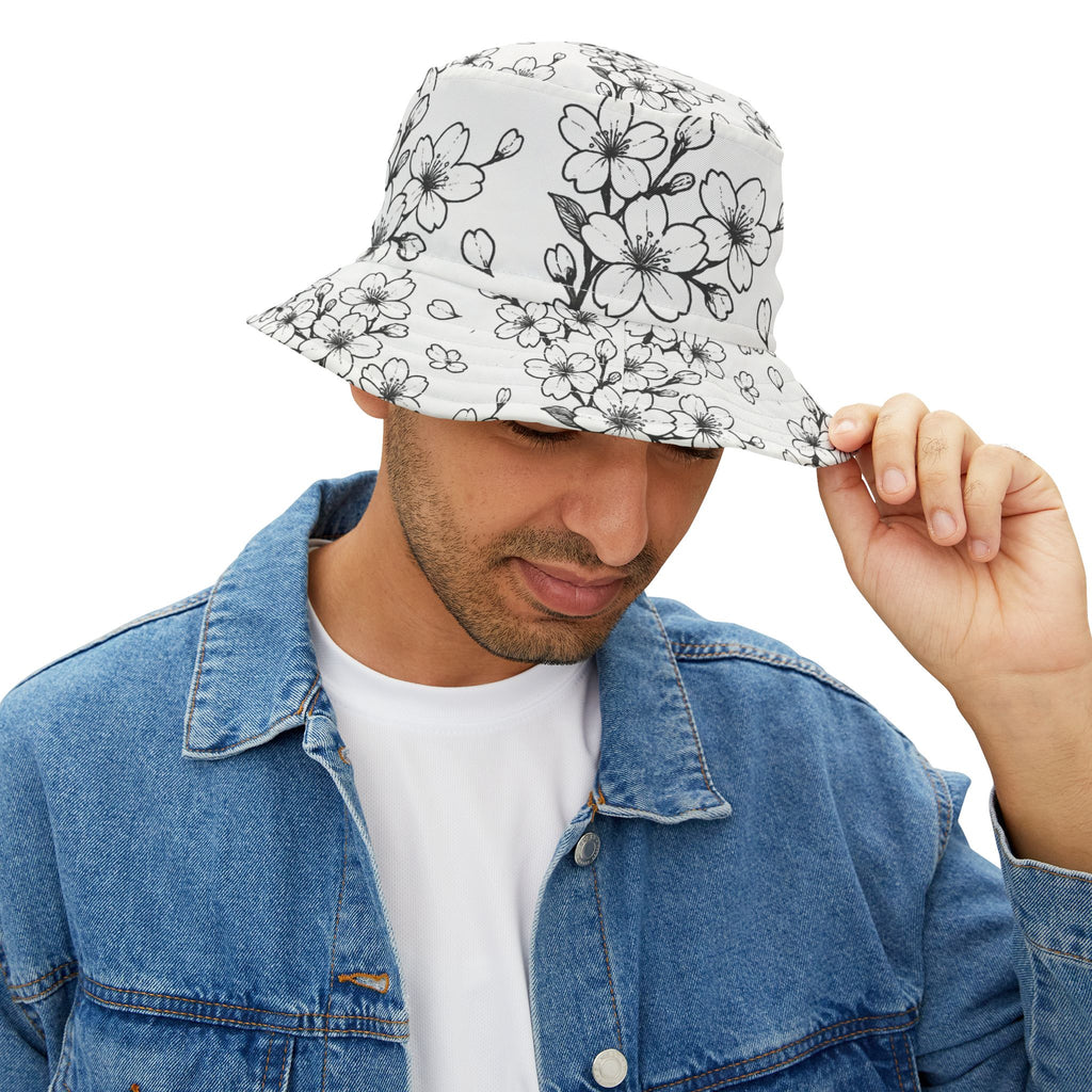Bucket Hat - CM's Cherry Blossom Floral Design
