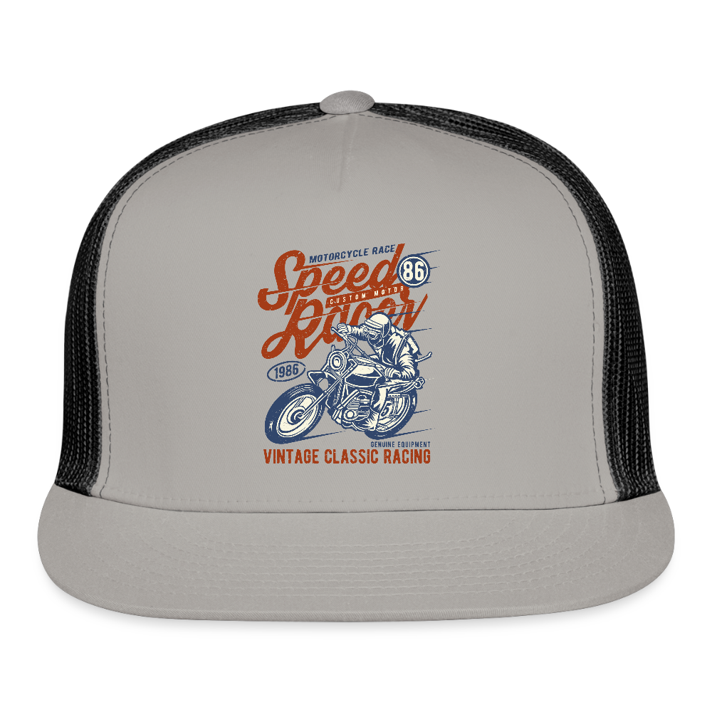 Trucker Hat - gray/black
