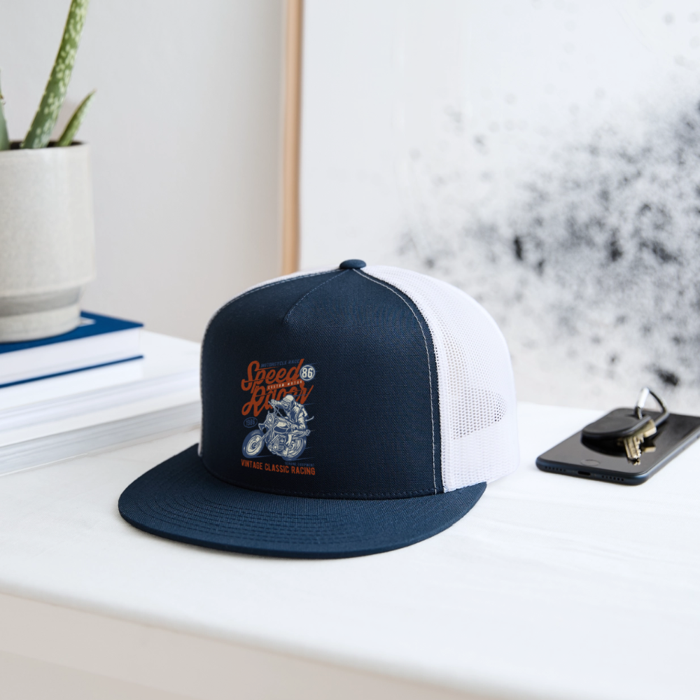 Trucker Hat - navy/white