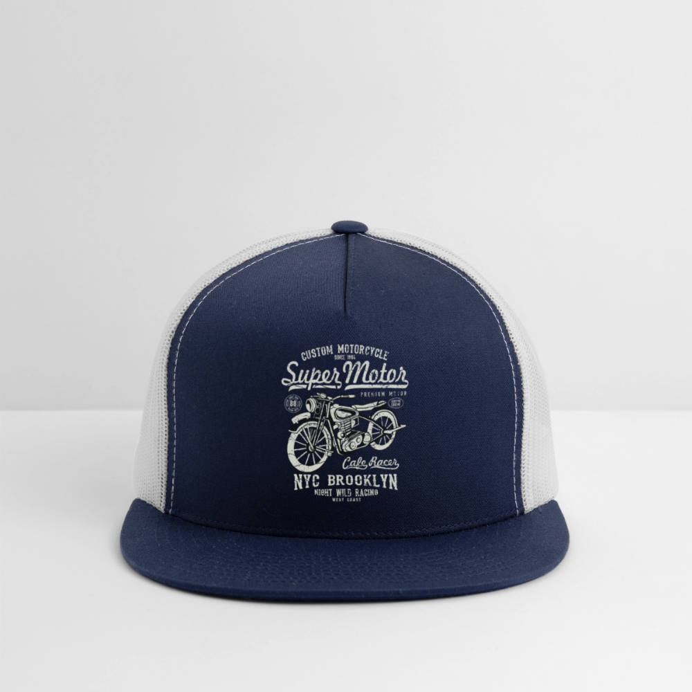 Trucker Hat - navy/white