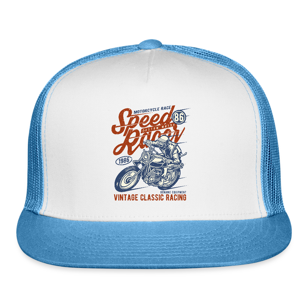 Trucker Hat - white/blue