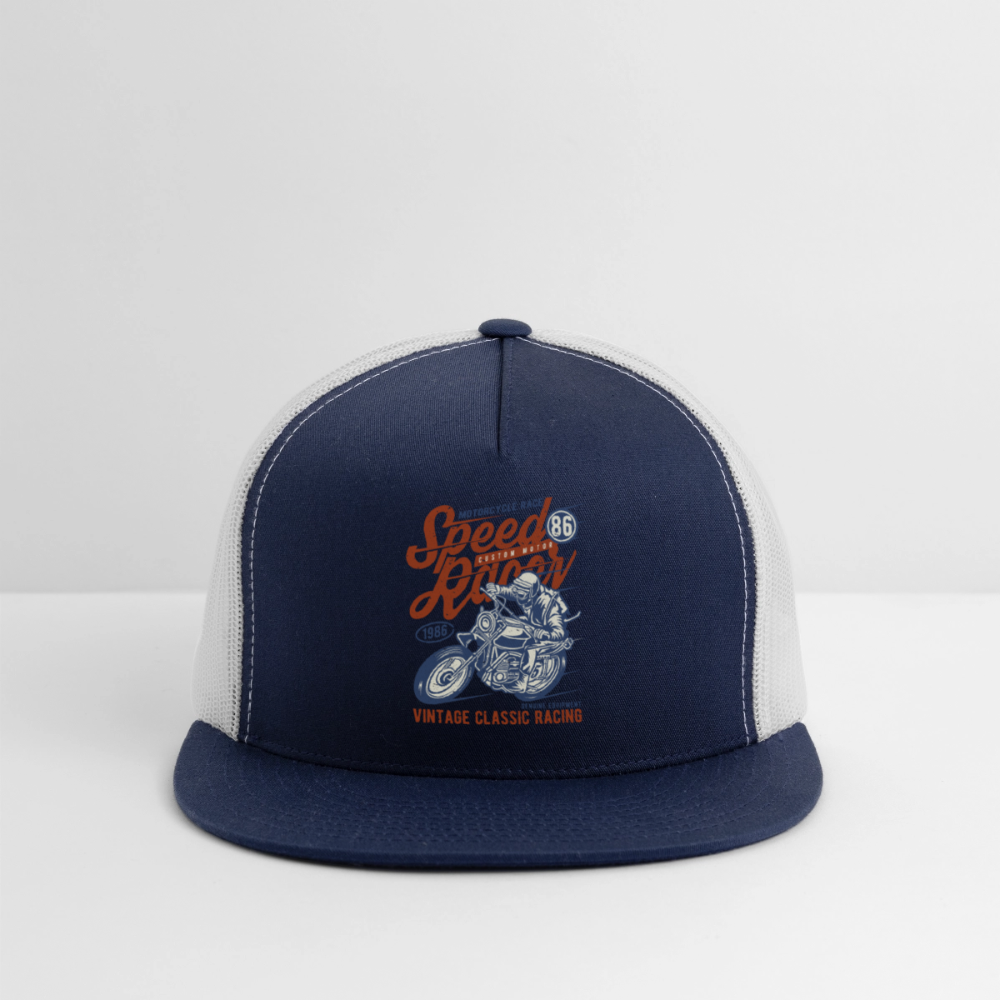 Trucker Hat - navy/white