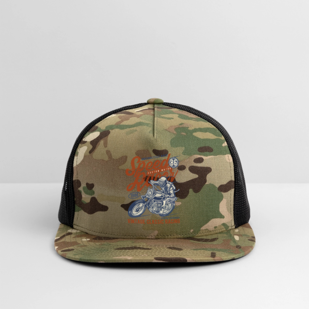 Trucker Hat - MultiCam\black