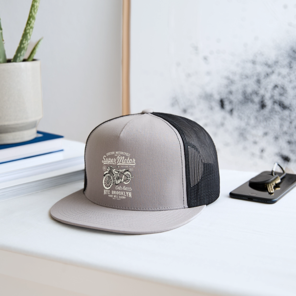 Trucker Hat - gray/black