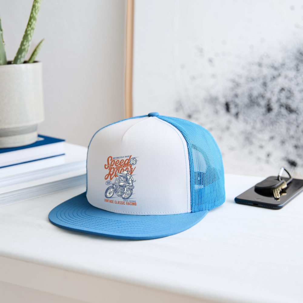 Trucker Hat - white/blue