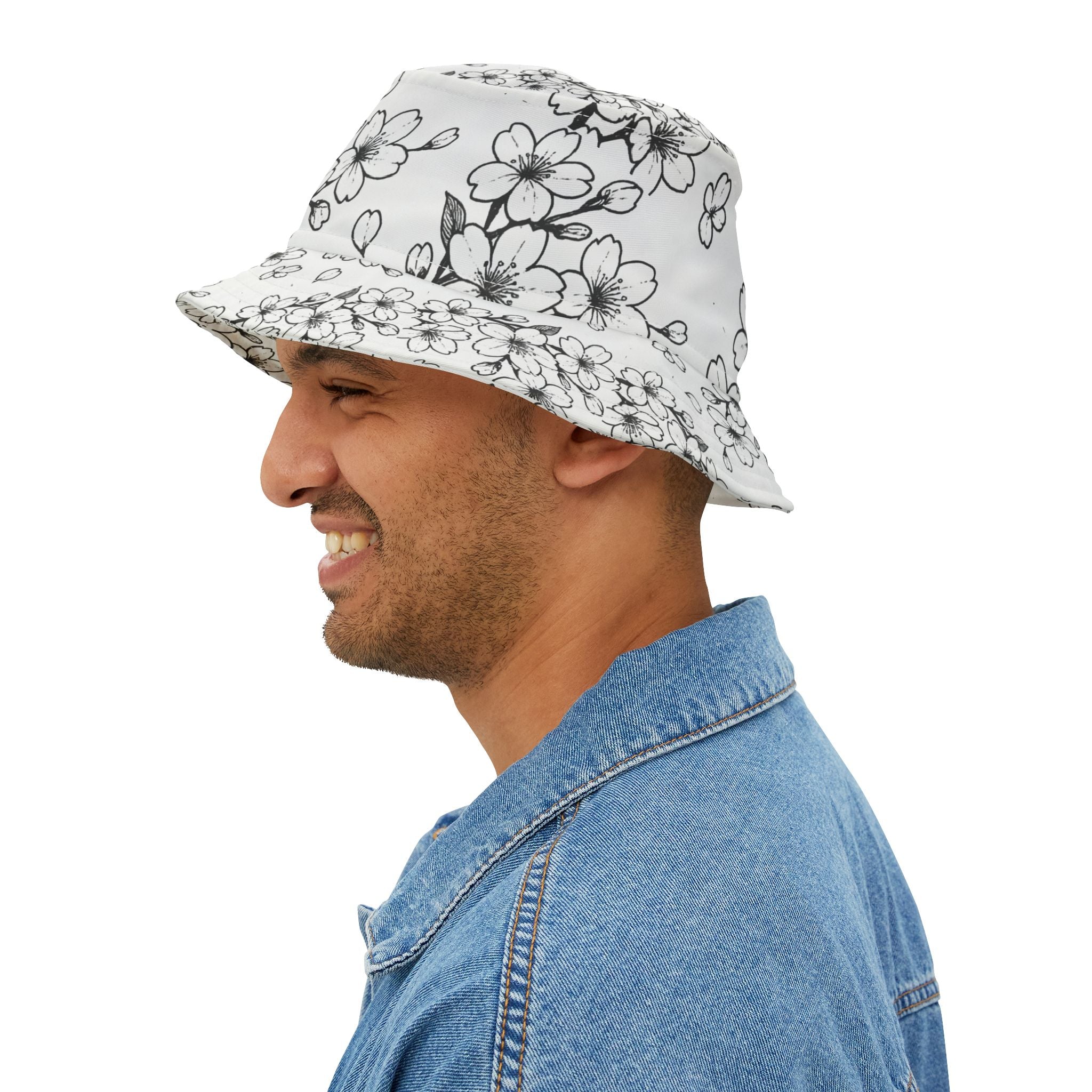 Bucket Hat - CM's Cherry Blossom Floral Design