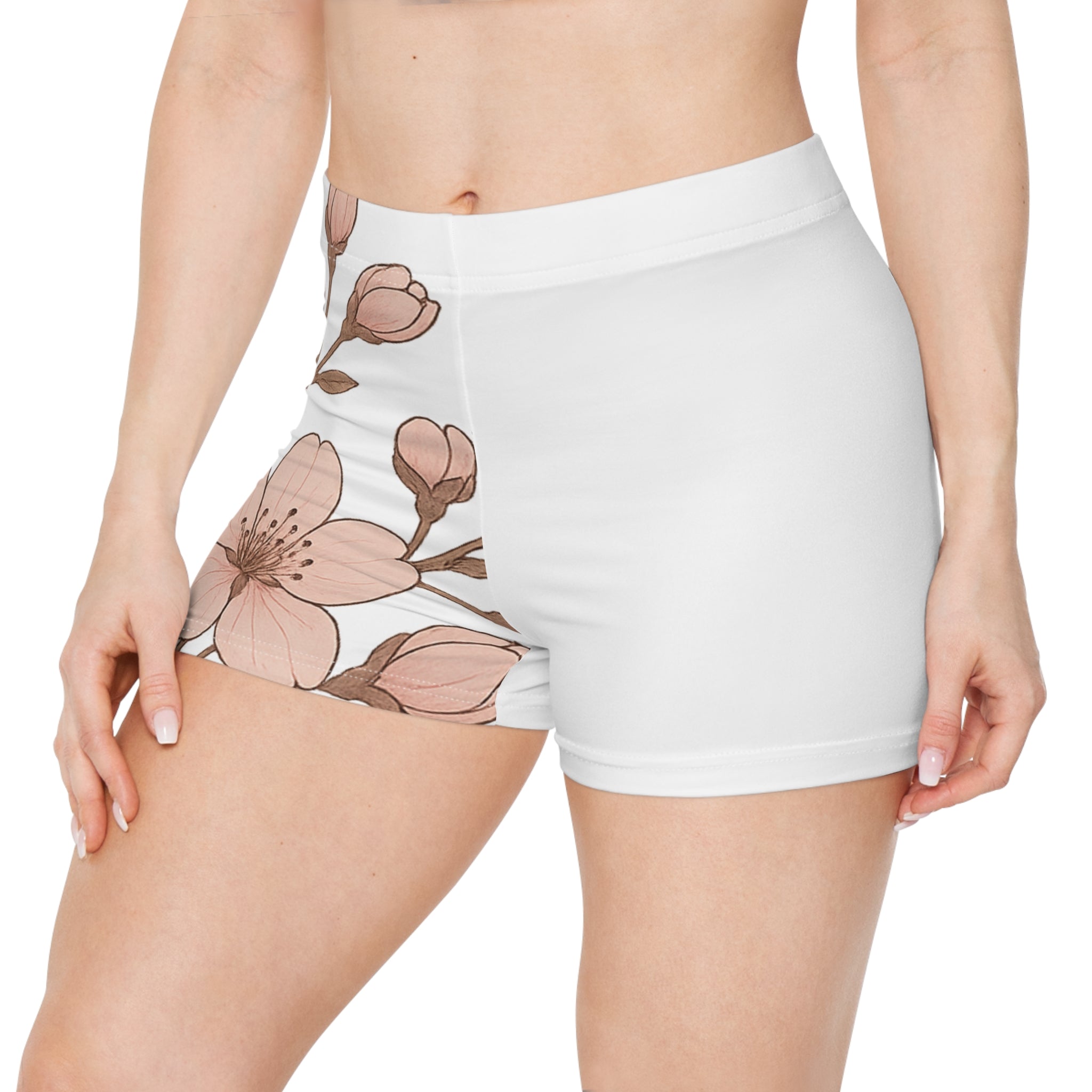 Women's ShortsCM’s Cherry Blossom - Stylish Summer Bloomers, Athletic Shorts, Relaxed Loungewear, Gift for Her, Spring Outfit