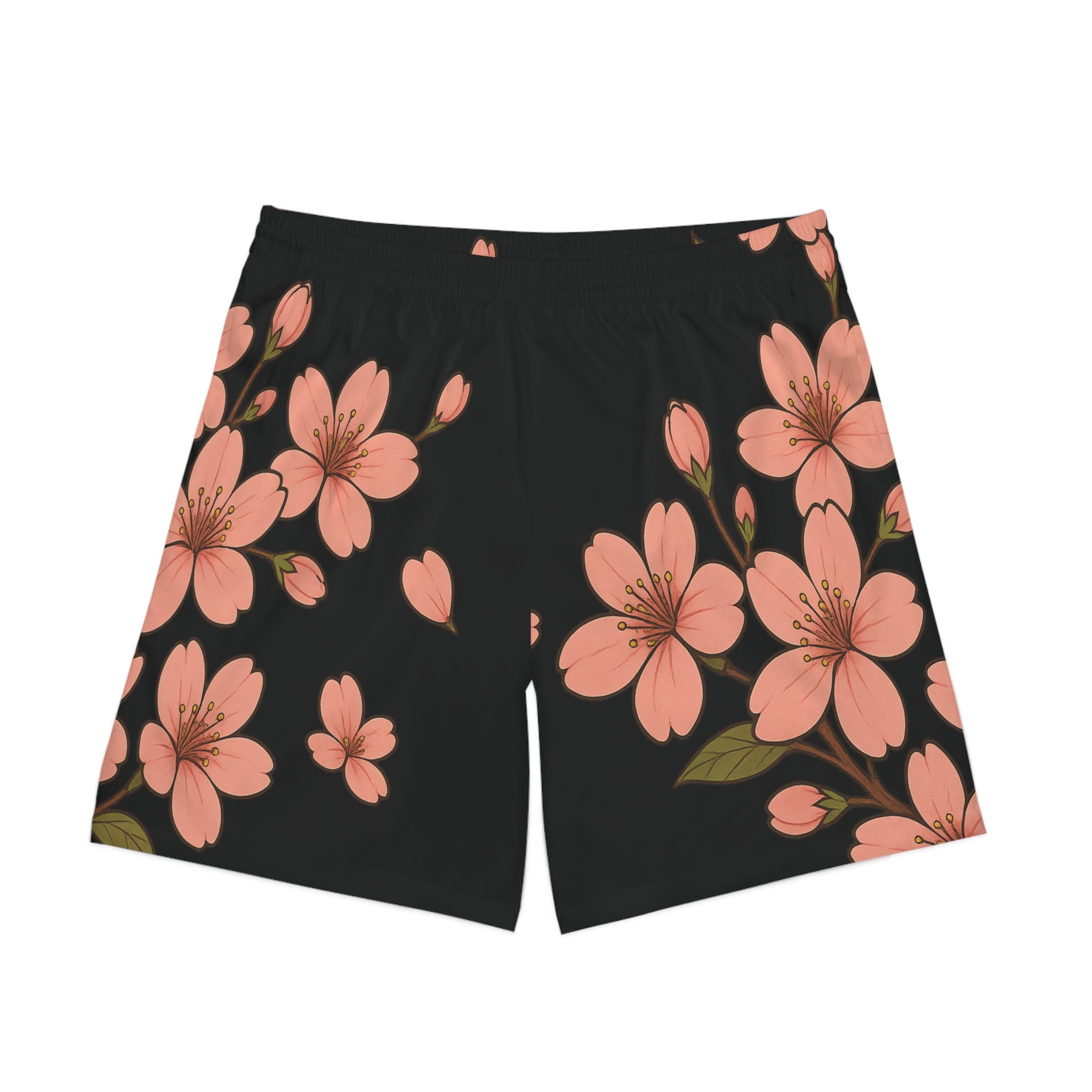 Beach Shorts - CM's Cherry Blossom Design