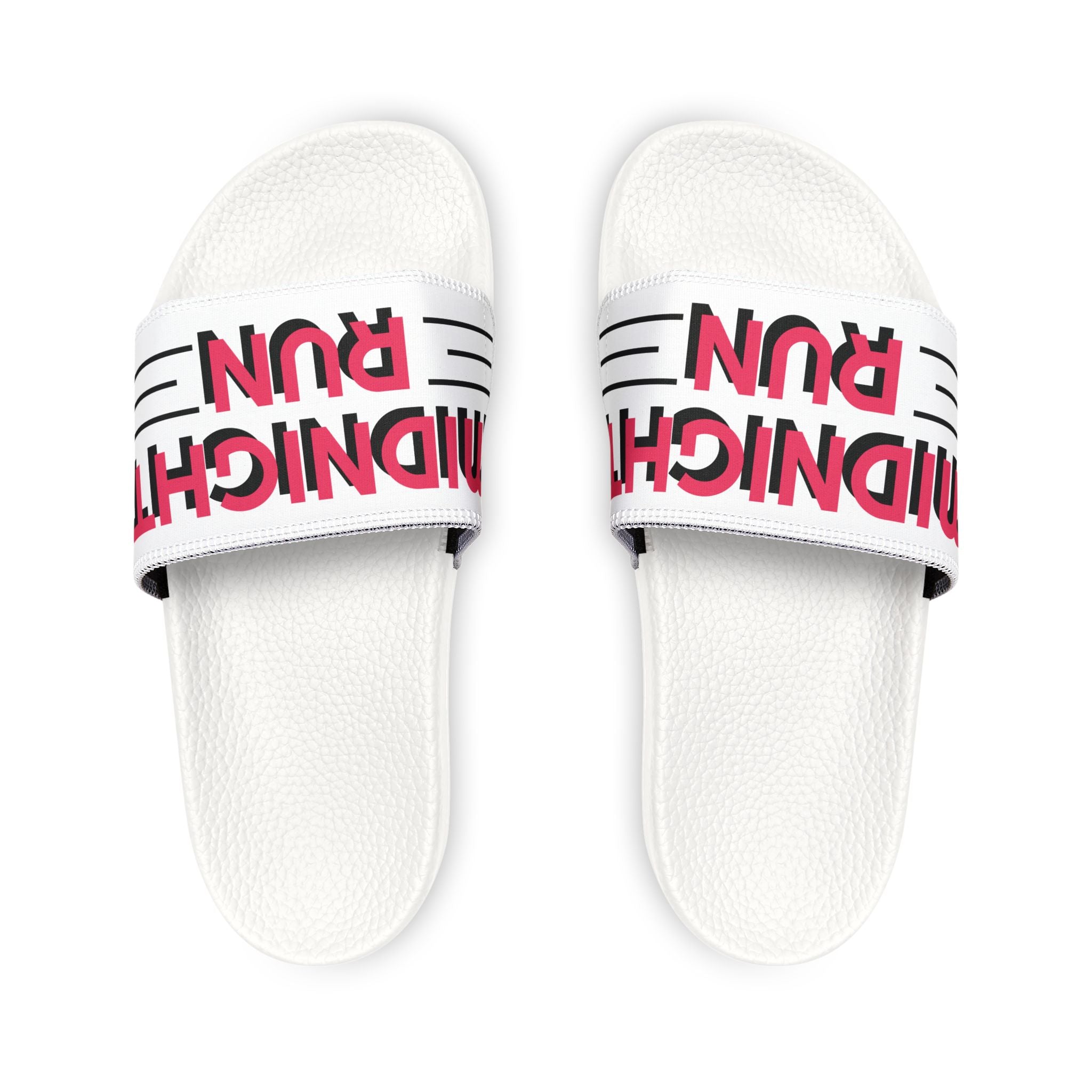 Midnight Run Sandals: Fun Removable-Strap Sandals for Summer Adventures, Beach Days, Casual Outings, Gift for Sporty Men, Relaxed Vibe
