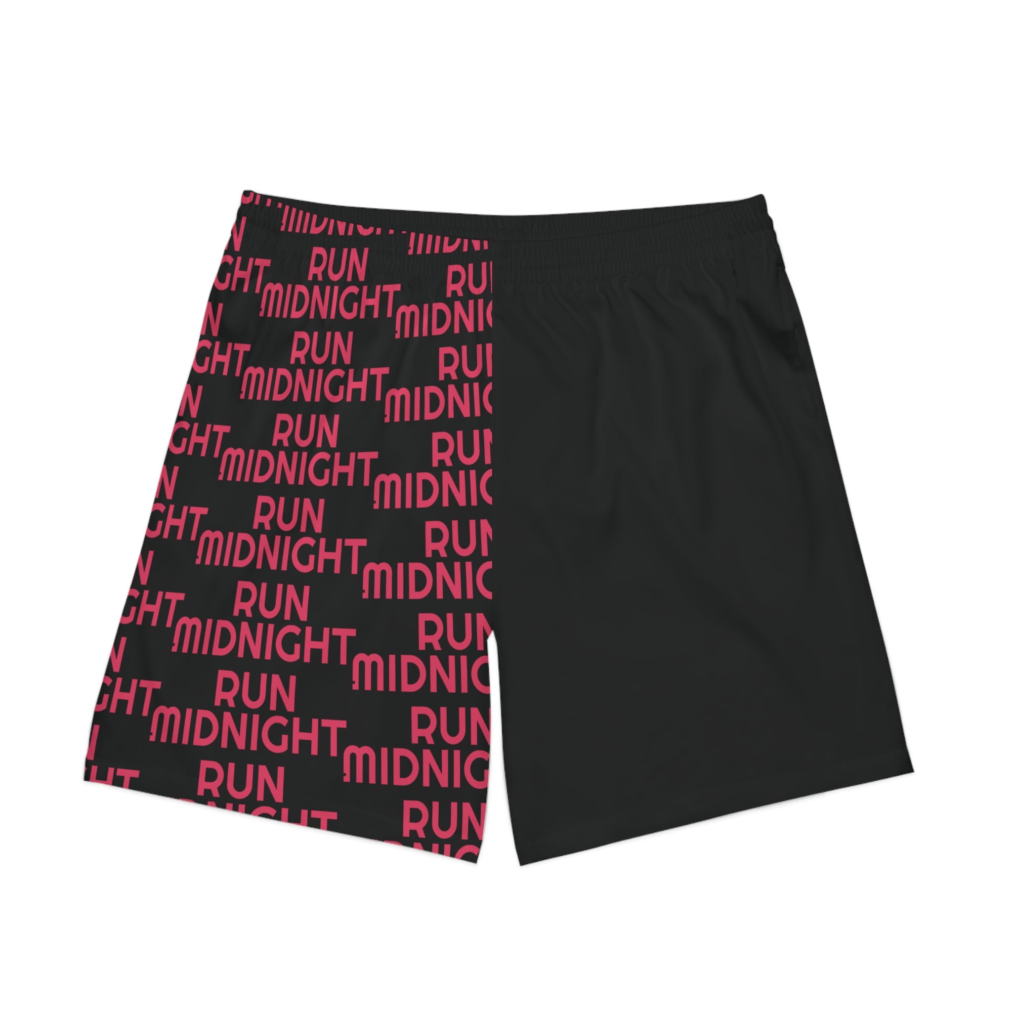 Midnight Run Men's Beach Shorts, Summer Swimwear, Vacation Shorts, Outdoor Activewear, Gift for Him, Comfortable Casual Shorts