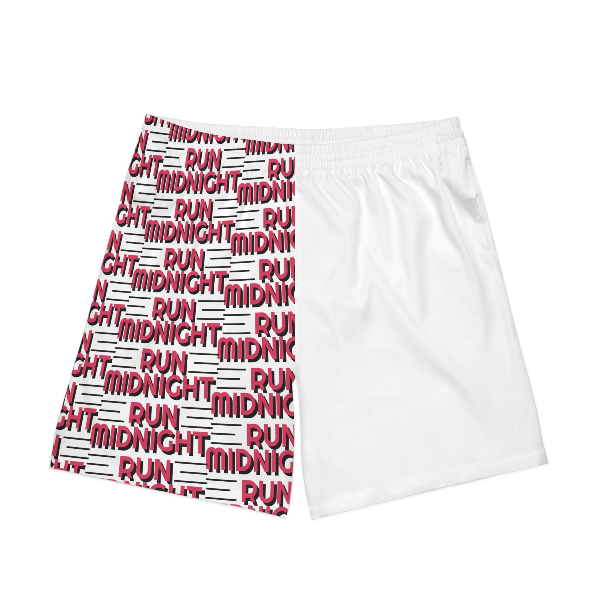 Midnight Run Men's Beach Shorts, Summer Swimwear, Vacation Shorts, Outdoor Activewear, Gift for Him, Comfortable Casual Shorts