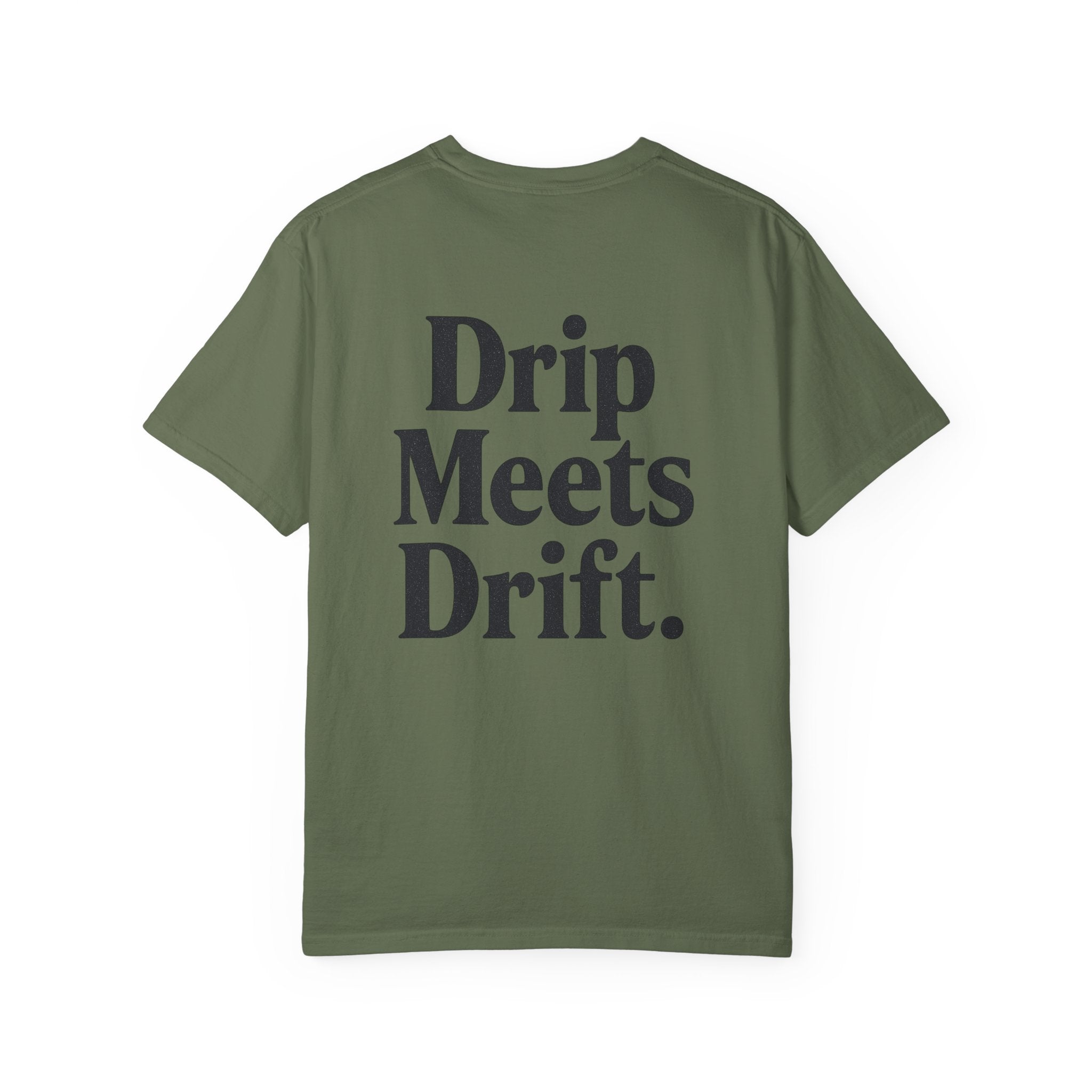Drip Meets Drift Unisex Garment-Dyed T-Shirt, Anime Streetwear, Casual Style, Gift for Gamers, Unisex Fashion Tee