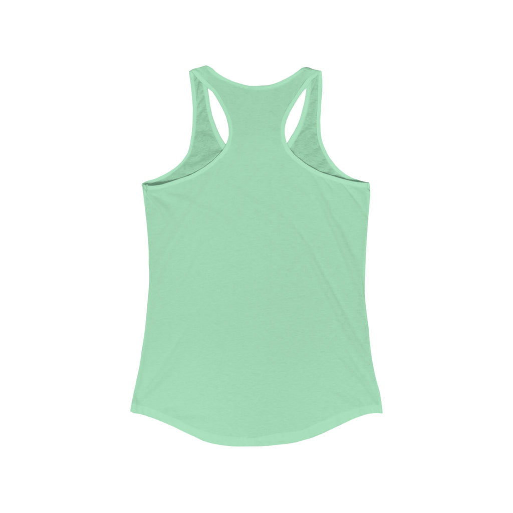 Cherry Blossom Racerback Tank, Women's Tank Top, Summer Fashion, Gift for Car Lovers, Casual Wear, Nature Inspired Apparel