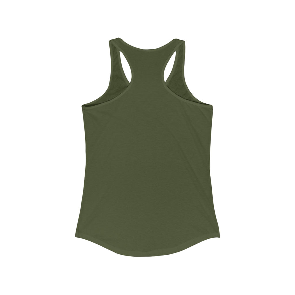 Cherry Blossom Racerback Tank, Women's Tank Top, Summer Fashion, Gift for Car Lovers, Casual Wear, Nature Inspired Apparel