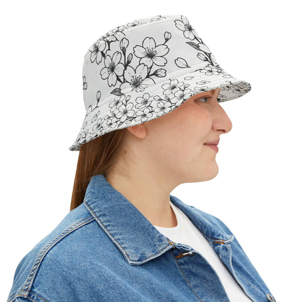 Bucket Hat - CM's Cherry Blossom Floral Design