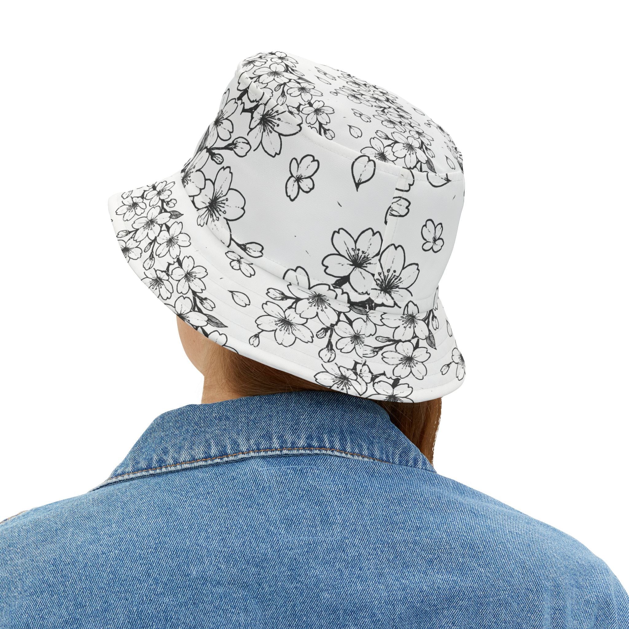 Bucket Hat - CM's Cherry Blossom Floral Design